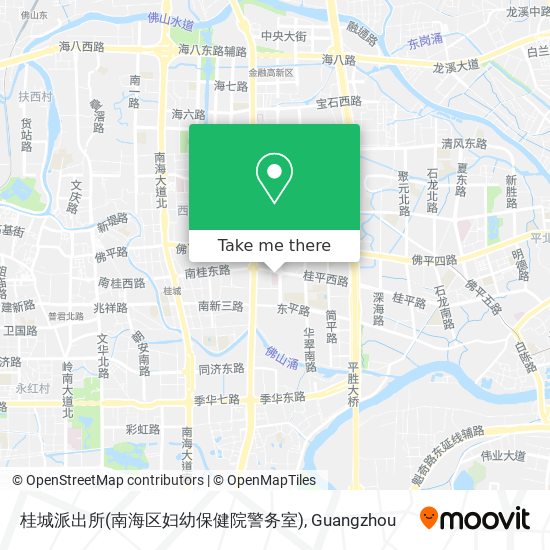 桂城派出所(南海区妇幼保健院警务室) map