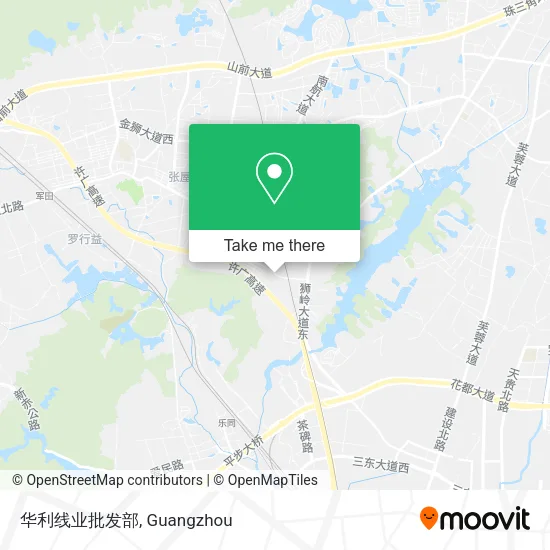 华利线业批发部 map