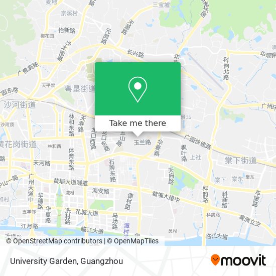 University Garden map