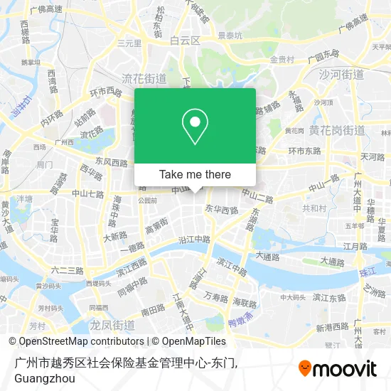 广州市越秀区社会保险基金管理中心-东门 map