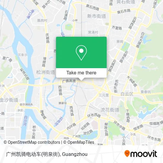 广州凯骑电动车(明泉街) map
