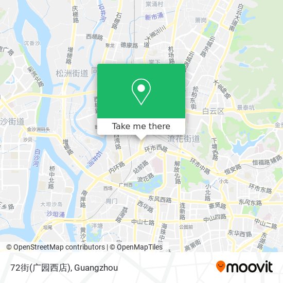 72街(广园西店) map