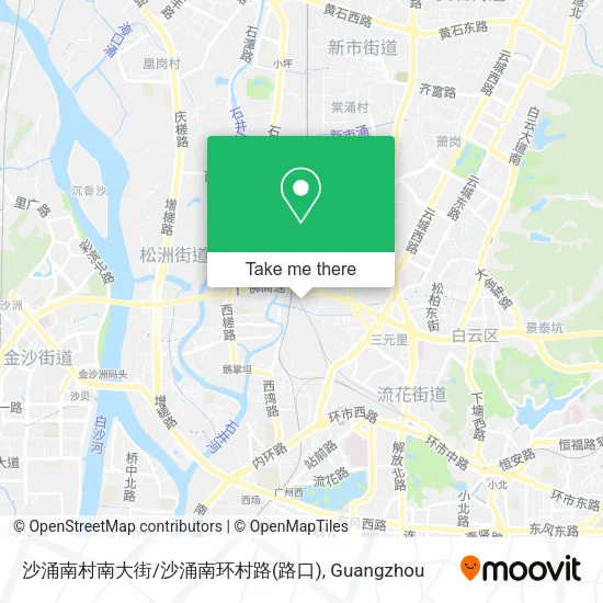 沙涌南村南大街/沙涌南环村路(路口) map