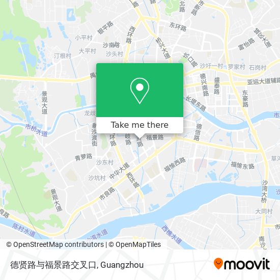 德贤路与福景路交叉口 map