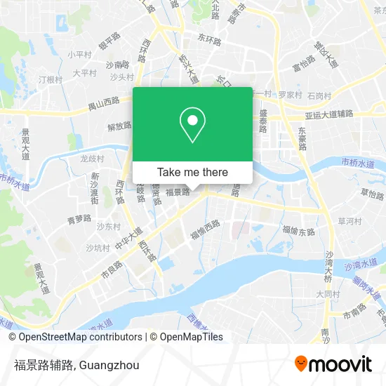 福景路辅路 map