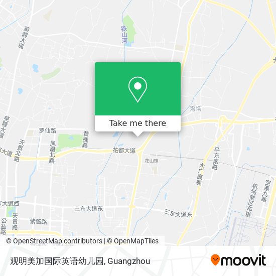 观明美加国际英语幼儿园 map