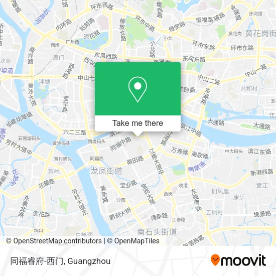 同福睿府-西门 map