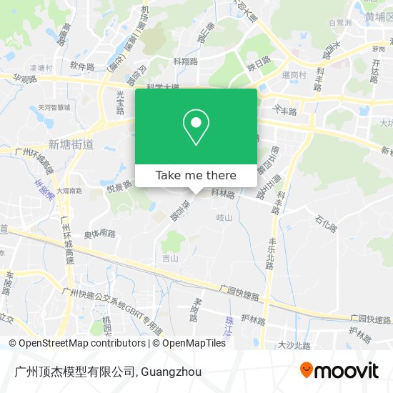 广州顶杰模型有限公司 map