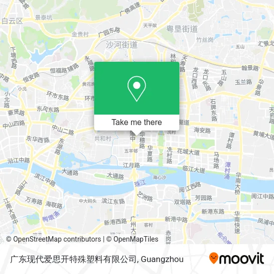 广东现代爱思开特殊塑料有限公司 map