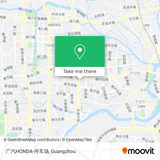 广汽HONDA-停车场 map