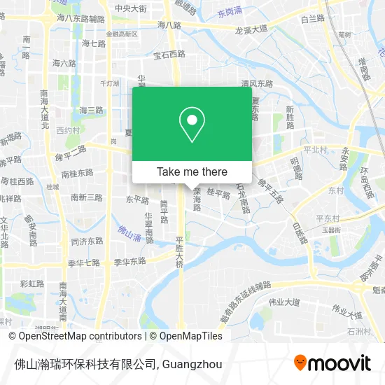 佛山瀚瑞环保科技有限公司 map