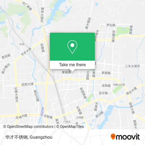 华才不锈钢 map