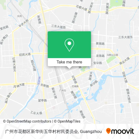 广州市花都区新华街五华村村民委员会 map