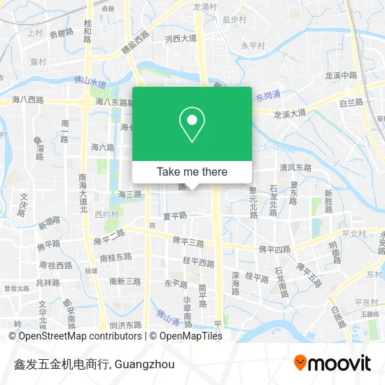 鑫发五金机电商行 map