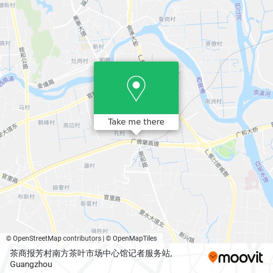 茶商报芳村南方茶叶市场中心馆记者服务站 map