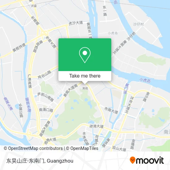 东昊山庄-东南门 map