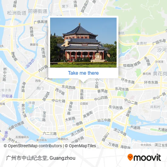 广州市中山纪念堂 map