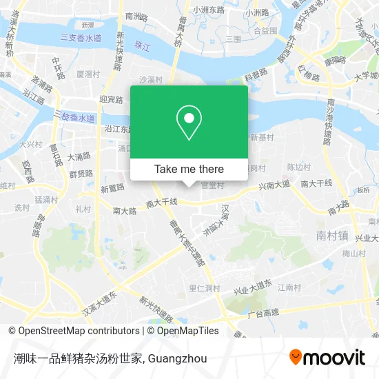 潮味一品鲜猪杂汤粉世家 map