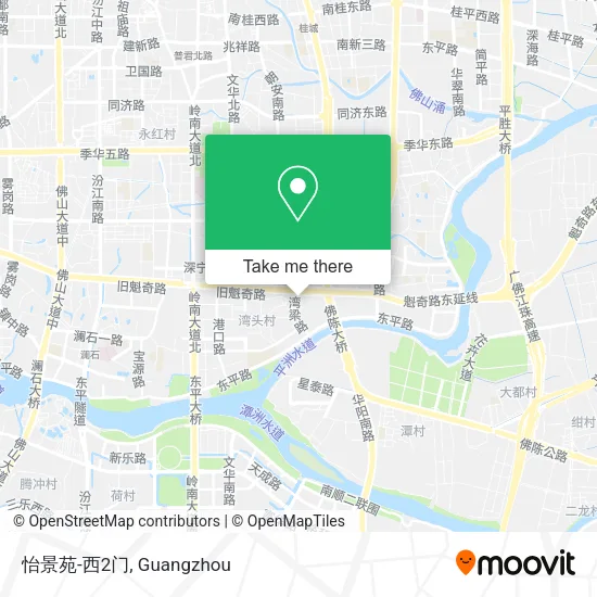 怡景苑-西2门 map