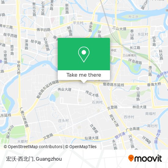 宏沃-西北门 map