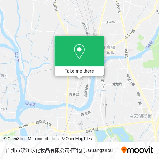 广州市汉江水化妆品有限公司-西北门 map