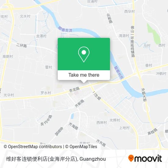 维好客连锁便利店(金海岸分店) map