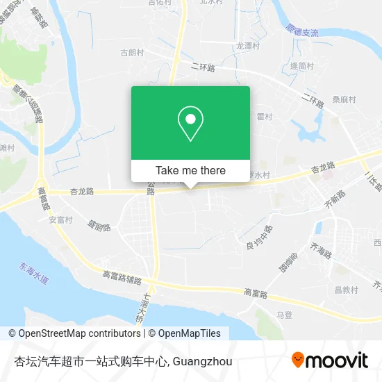 杏坛汽车超市一站式购车中心 map