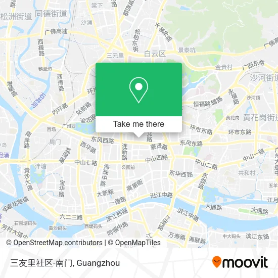 三友里社区-南门 map
