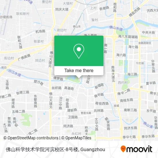 佛山科学技术学院河滨校区-8号楼 map