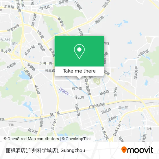 丽枫酒店(广州科学城店) map