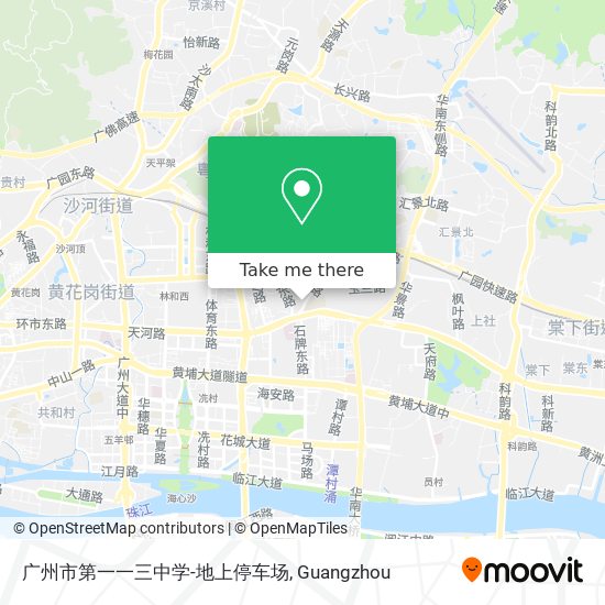 广州市第一一三中学-地上停车场 map