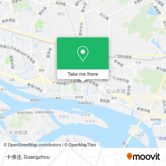 卡佛连 map