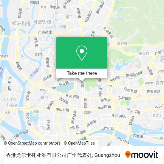 香港尤尔卡托亚洲有限公司广州代表处 map