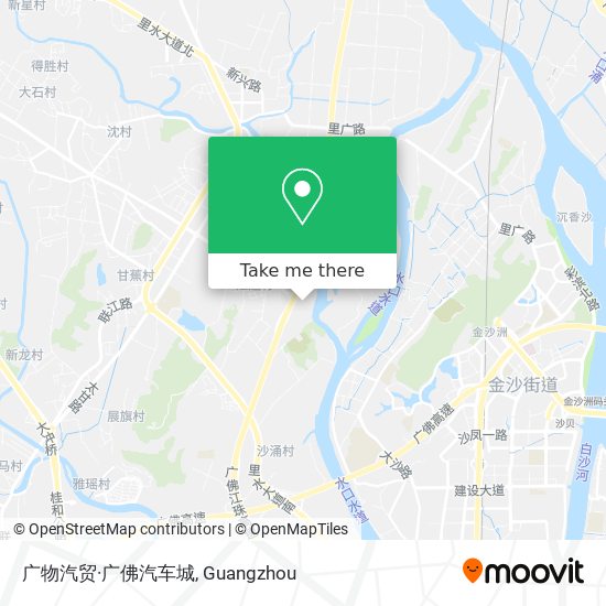 广物汽贸·广佛汽车城 map
