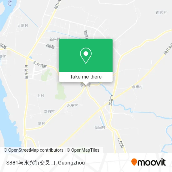 S381与永兴街交叉口 map