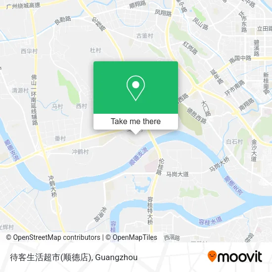待客生活超市(顺德店) map