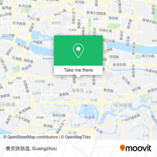 叠景路散盘 map