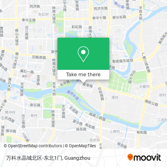 万科水晶城北区-东北1门 map