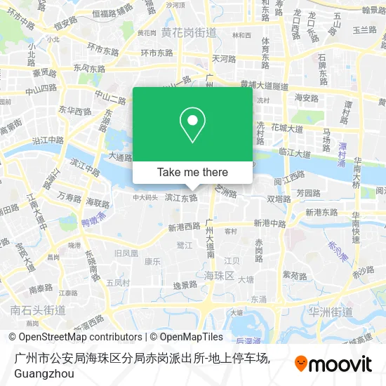 广州市公安局海珠区分局赤岗派出所-地上停车场 map