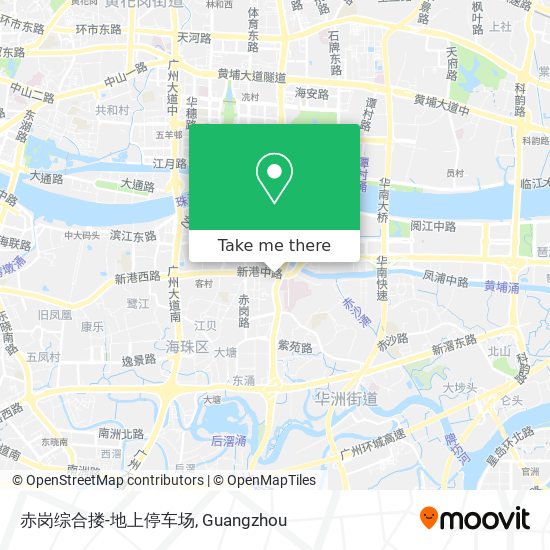 赤岗综合搂-地上停车场 map