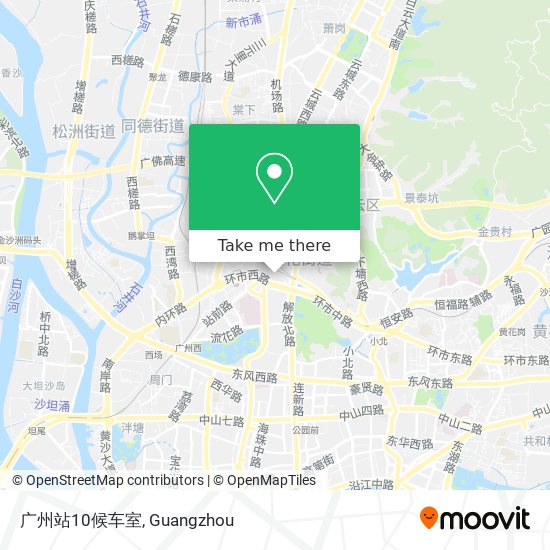 广州站10候车室 map