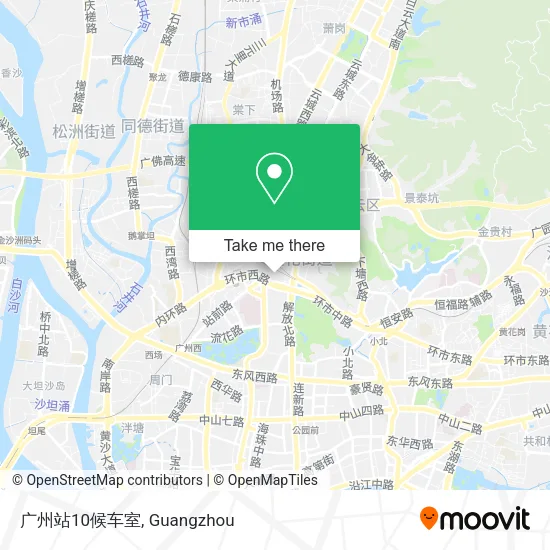 广州站10候车室 map