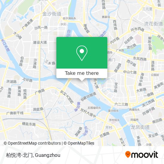 柏悦湾-北门 map