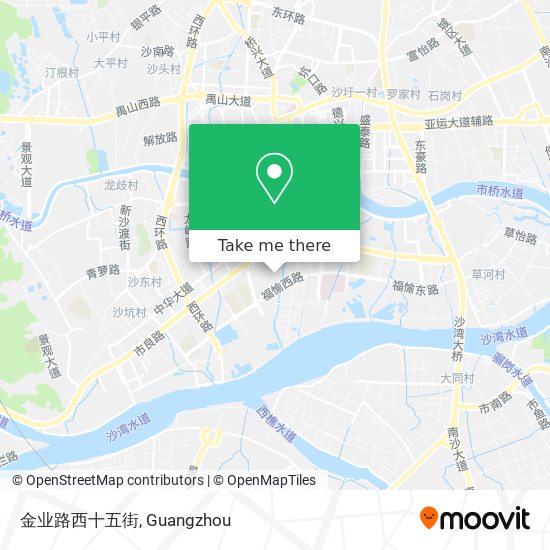 金业路西十五街 map