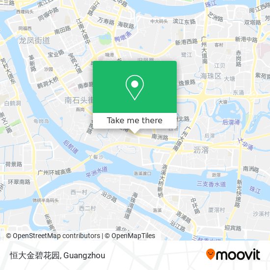 恒大金碧花园 map