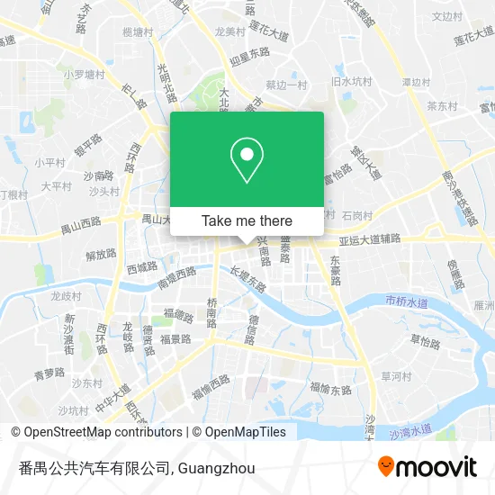 番禺公共汽车有限公司 map
