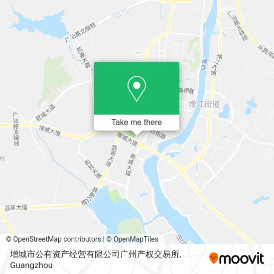 增城市公有资产经营有限公司广州产权交易所 map