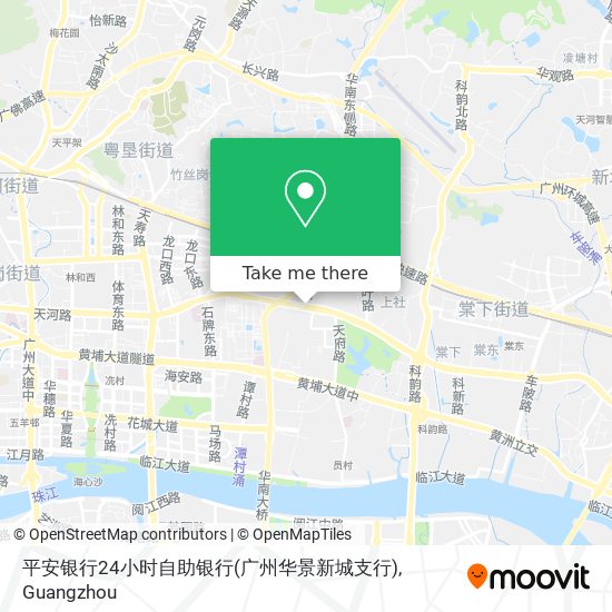 平安银行24小时自助银行(广州华景新城支行) map
