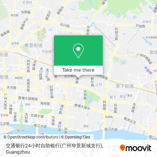 交通银行24小时自助银行(广州华景新城支行) map