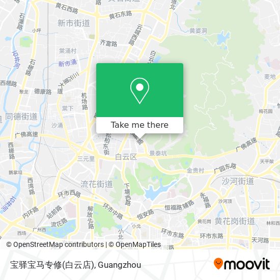宝驿宝马专修(白云店) map